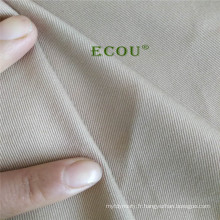 100% Tissu d&#39;outillage tissé en coton biologique 2/1 Tissu, pantalon de cargaison et literie, stock de tissu chapeau